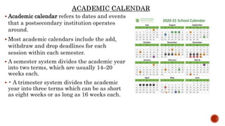 Yearly calendar for school activities and Assigning role to staff | PPT