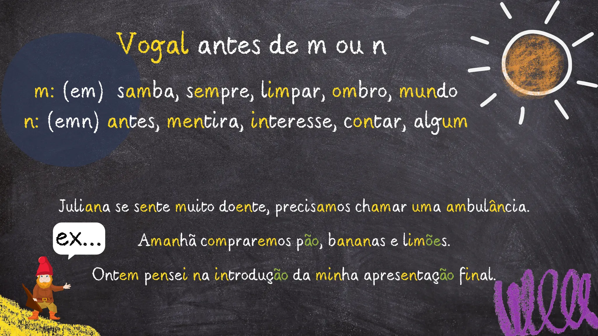 Dicas de fonética Nazalisação, som nasal p1 | PPT
