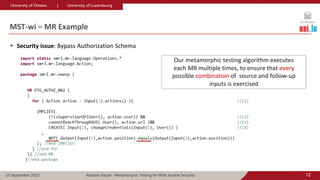 Metamorphic Testing for Web System Security | PDF