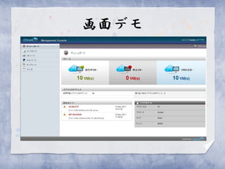 画面デモ
 
