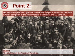 The ‘25 Point Program’ of the NSDAP National-Sozialistische Deutsche ...