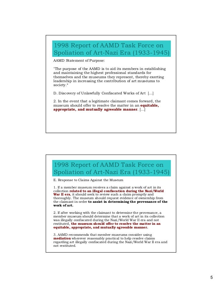 Nazi Art Looting Case Developments Mode] Compressed