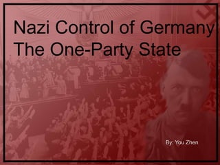 Nazi Control of Germany:
The One-Party State

 