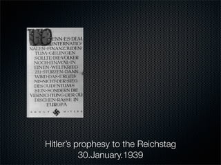 12-Year Reich; Prelude to War