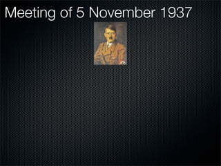 12-Year Reich; Prelude to War