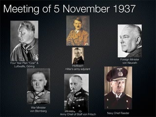 12-Year Reich; Prelude to War