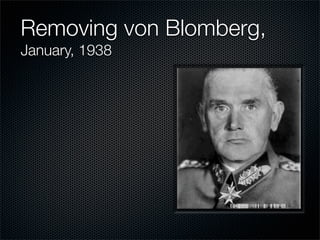 12-Year Reich; Prelude to War