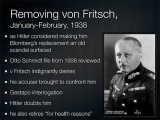 12-Year Reich; Prelude to War