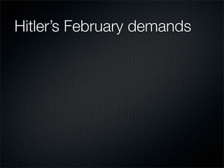 12-Year Reich; Prelude to War