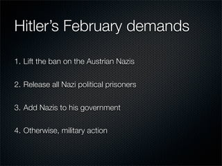 12-Year Reich; Prelude to War