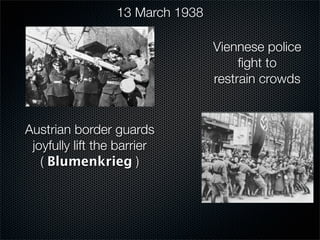 12-Year Reich; Prelude to War