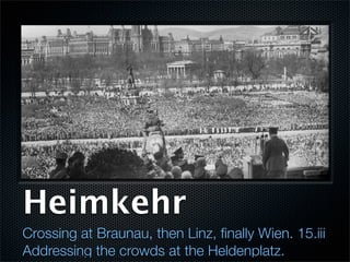 12-Year Reich; Prelude to War