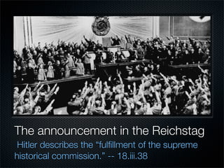 12-Year Reich; Prelude to War