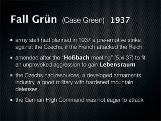 12-Year Reich; Prelude to War