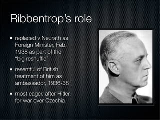 12-Year Reich; Prelude to War