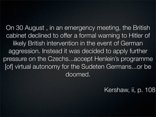 12-Year Reich; Prelude to War