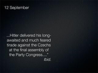 12-Year Reich; Prelude to War