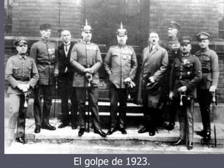 El golpe de 1923.
 