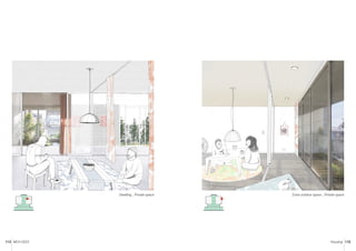 MCH 2023 Housing 113
112
Extra outdoor space _ Private space
Dwelling _ Private space
 