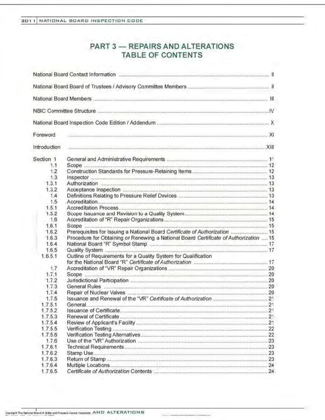 NATIONAL BOARD INSPECTION CODE PART 3 REPAIRS AND ALTERATIONS PDF visual data 7