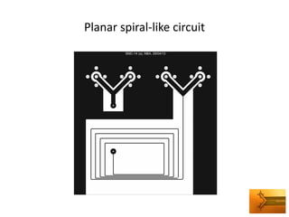Planar spiral-like circuit  