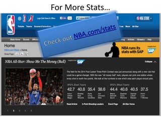 For More Stats…

 