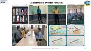 Departmental Events/ Activities
Department of Electrical Engineering, JIET, Jodhpur
C4.6
25
 