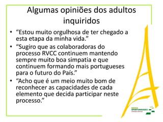 Avaliação PRVCC - Básico