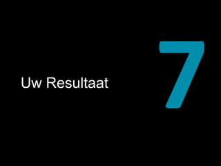 Uw Resultaat 
 