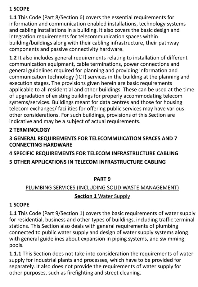 NBC summary part 1 ,2 | PPTX | Civil Engineering Industry | Industries