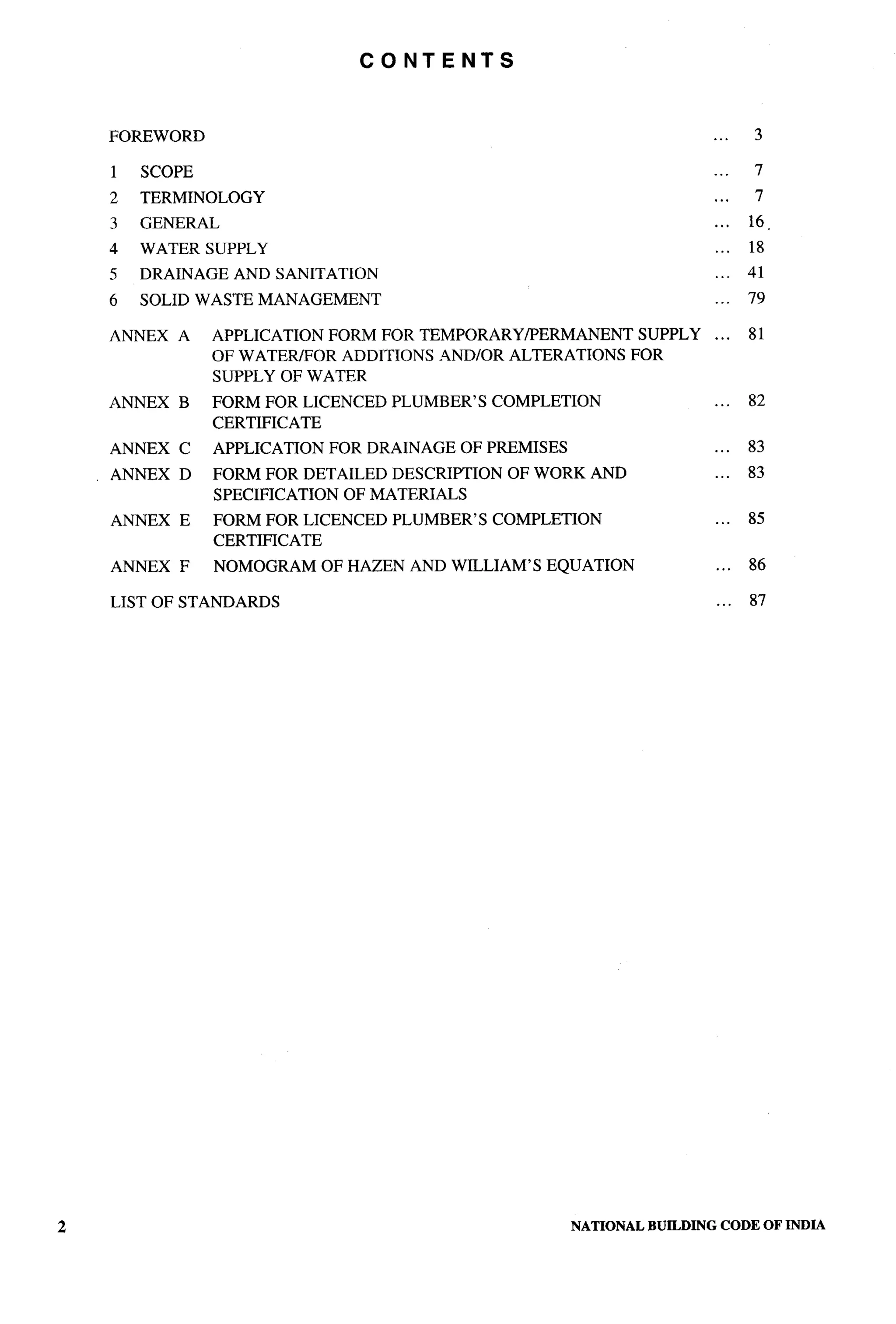 National Building Code 2005