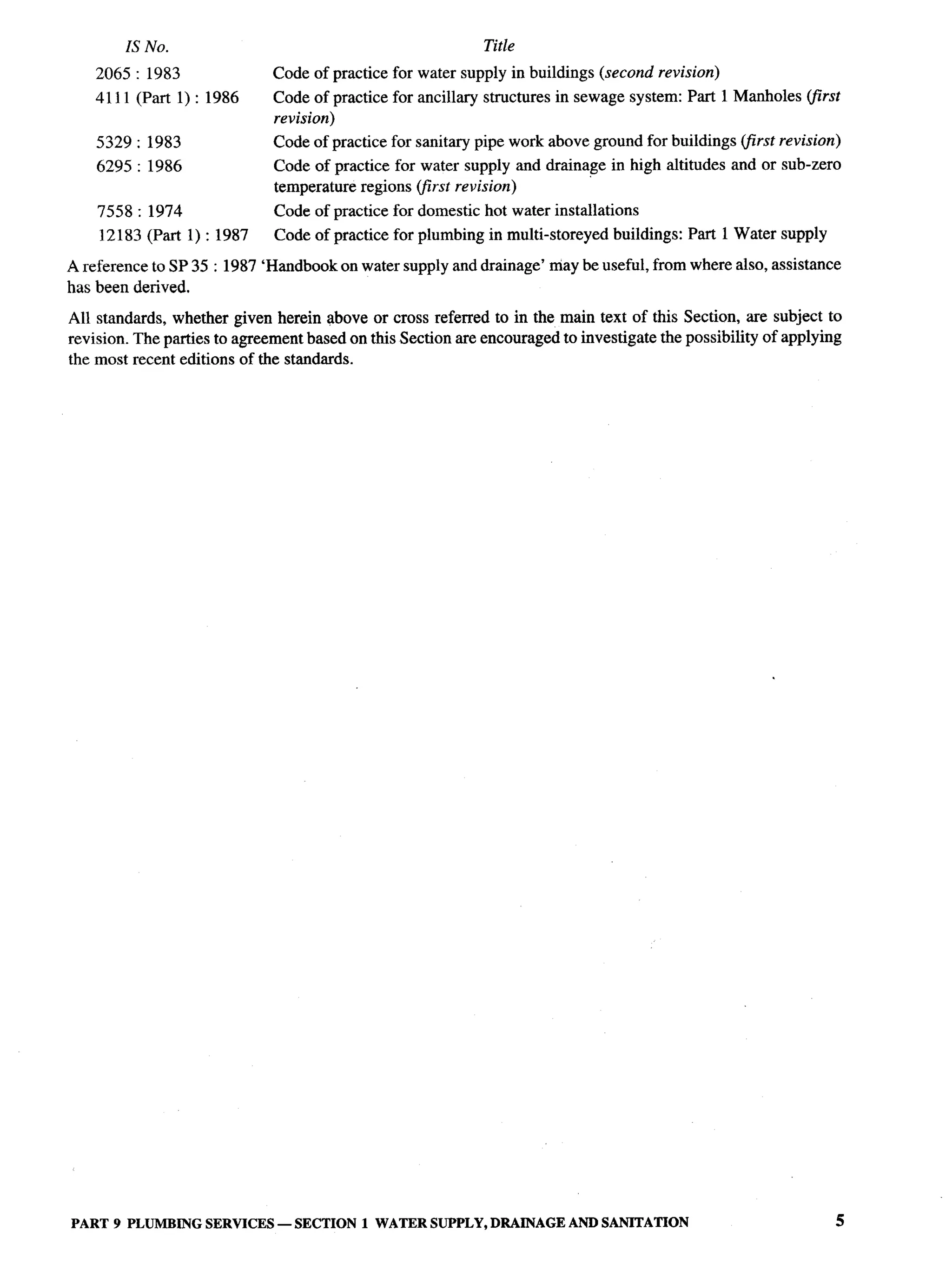 National Building Code 2005