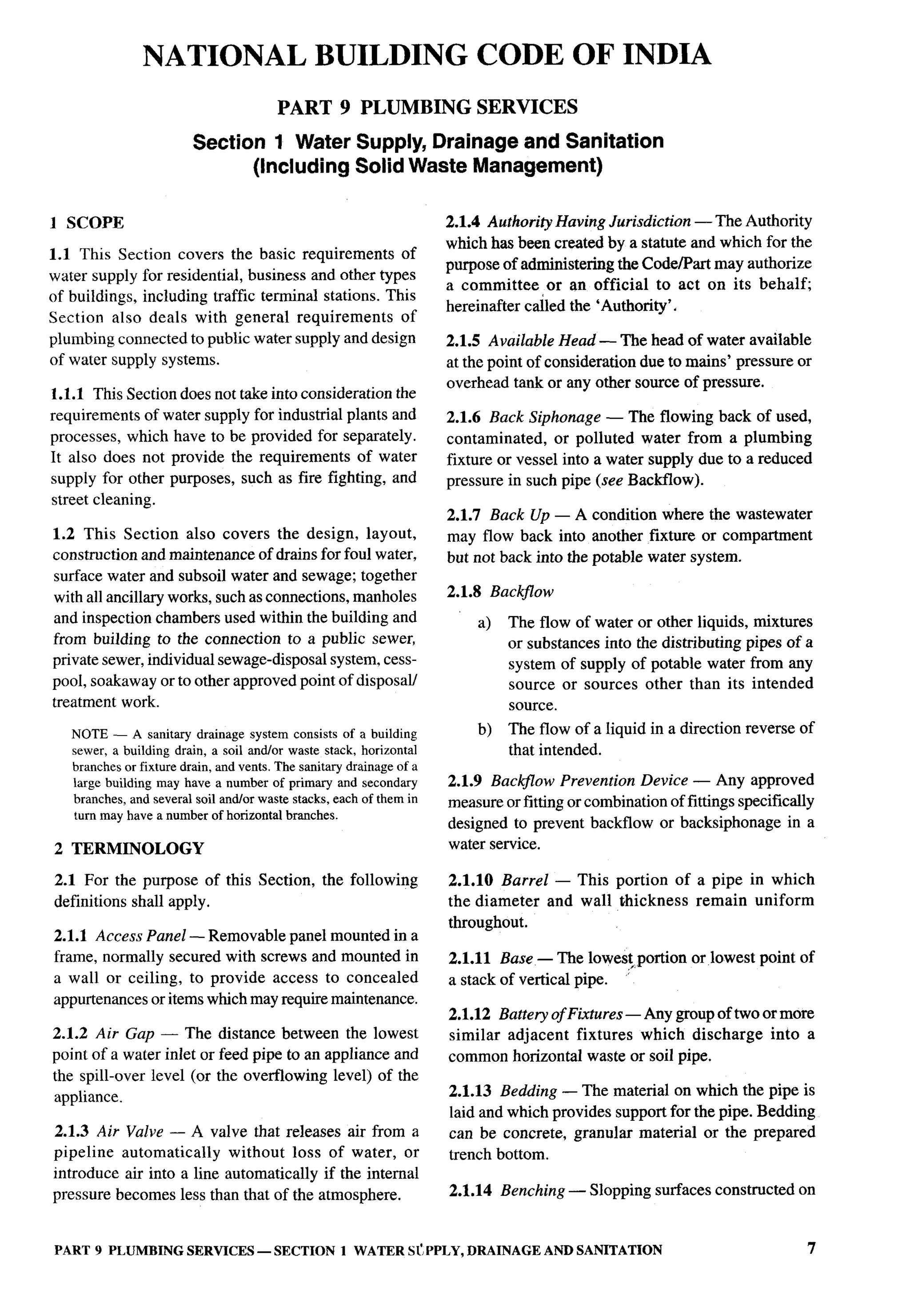 National Building Code 2005