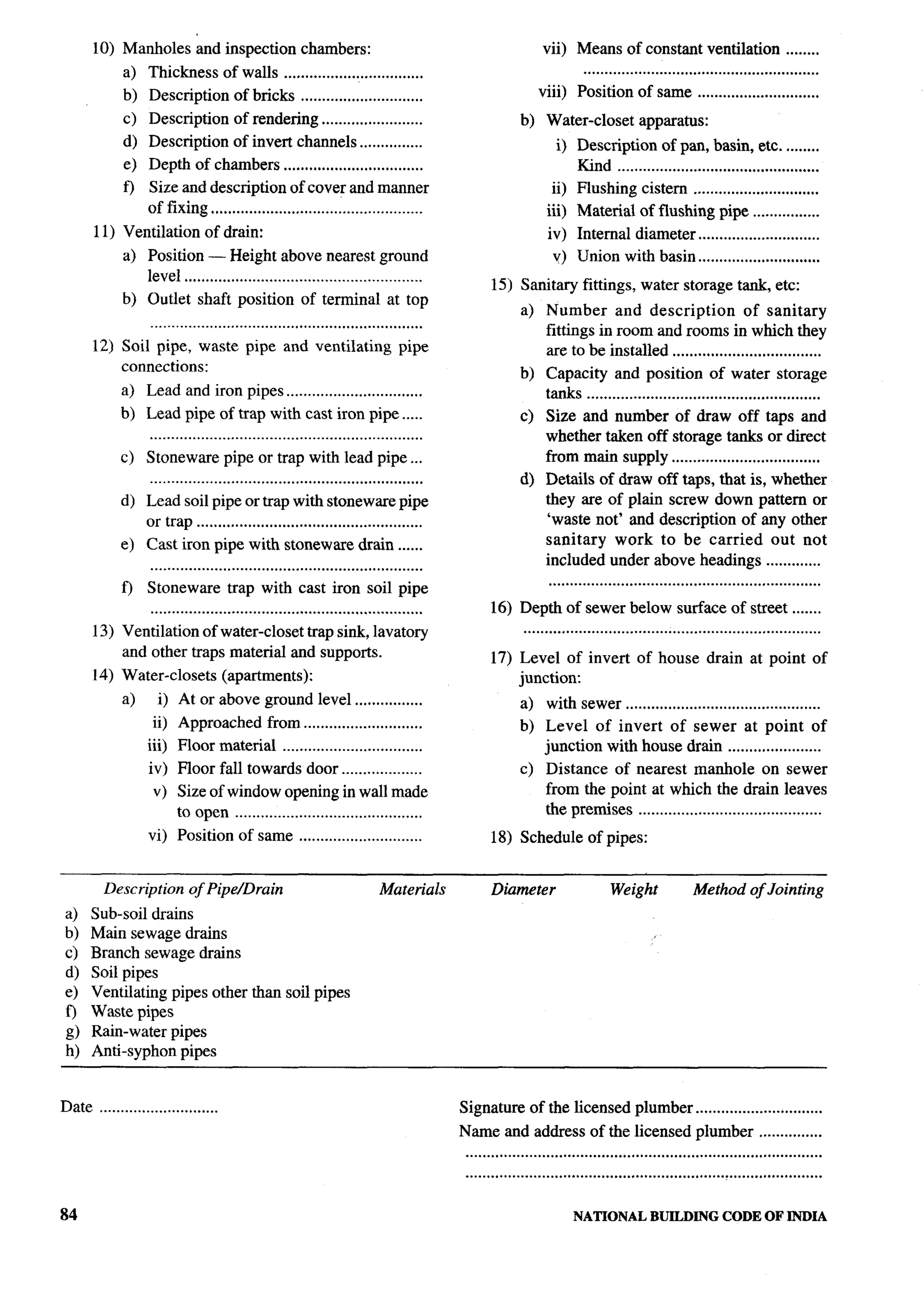 National Building Code 2005