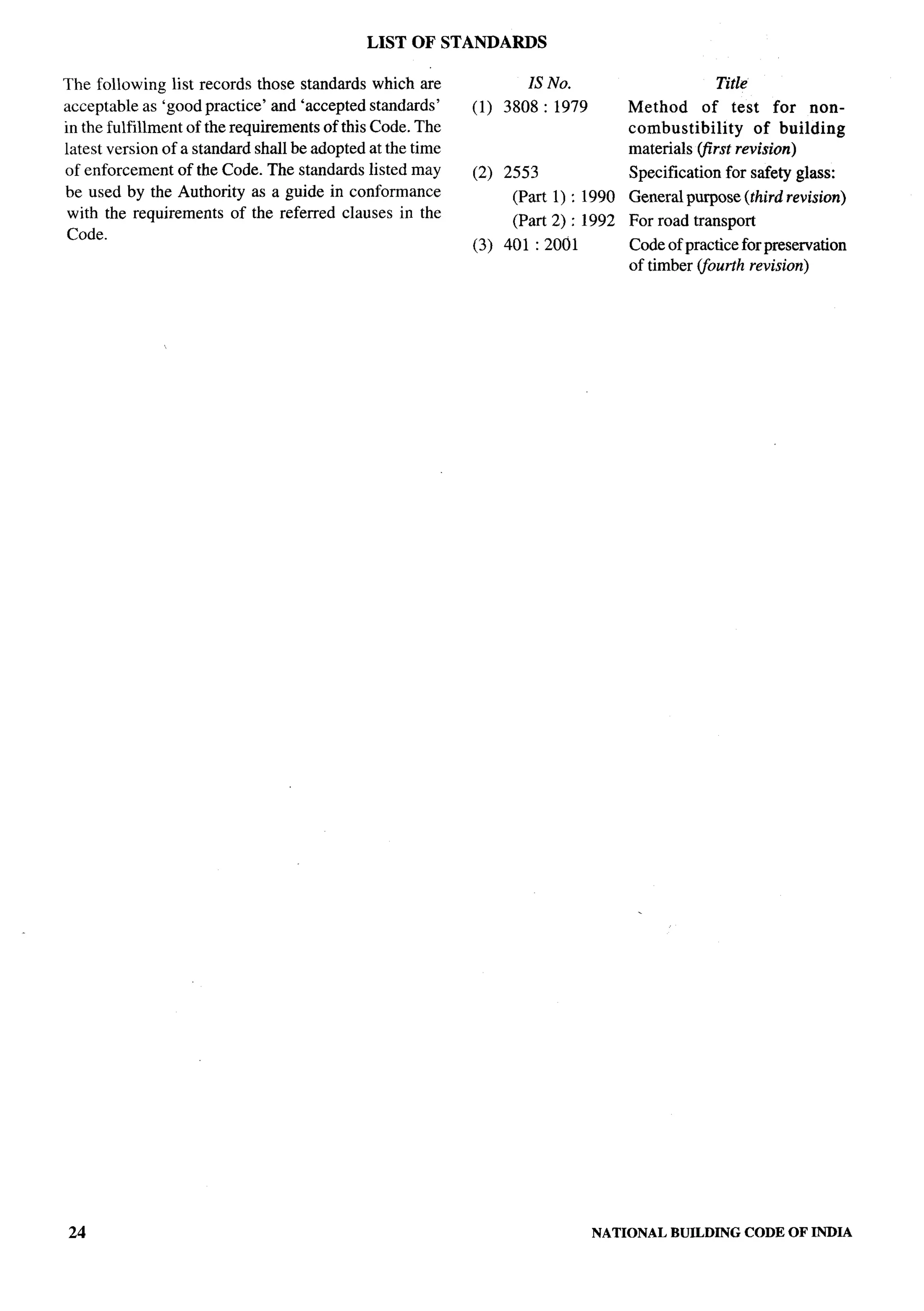 National Building Code 2005