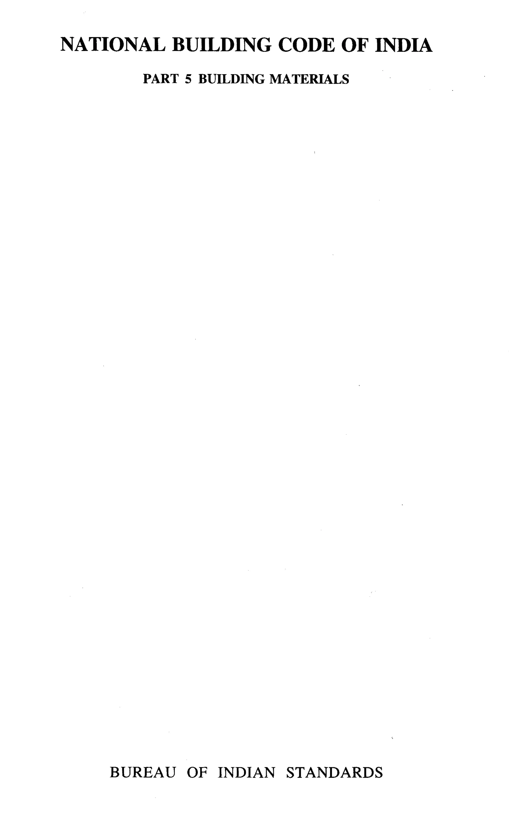 National Building Code 2005