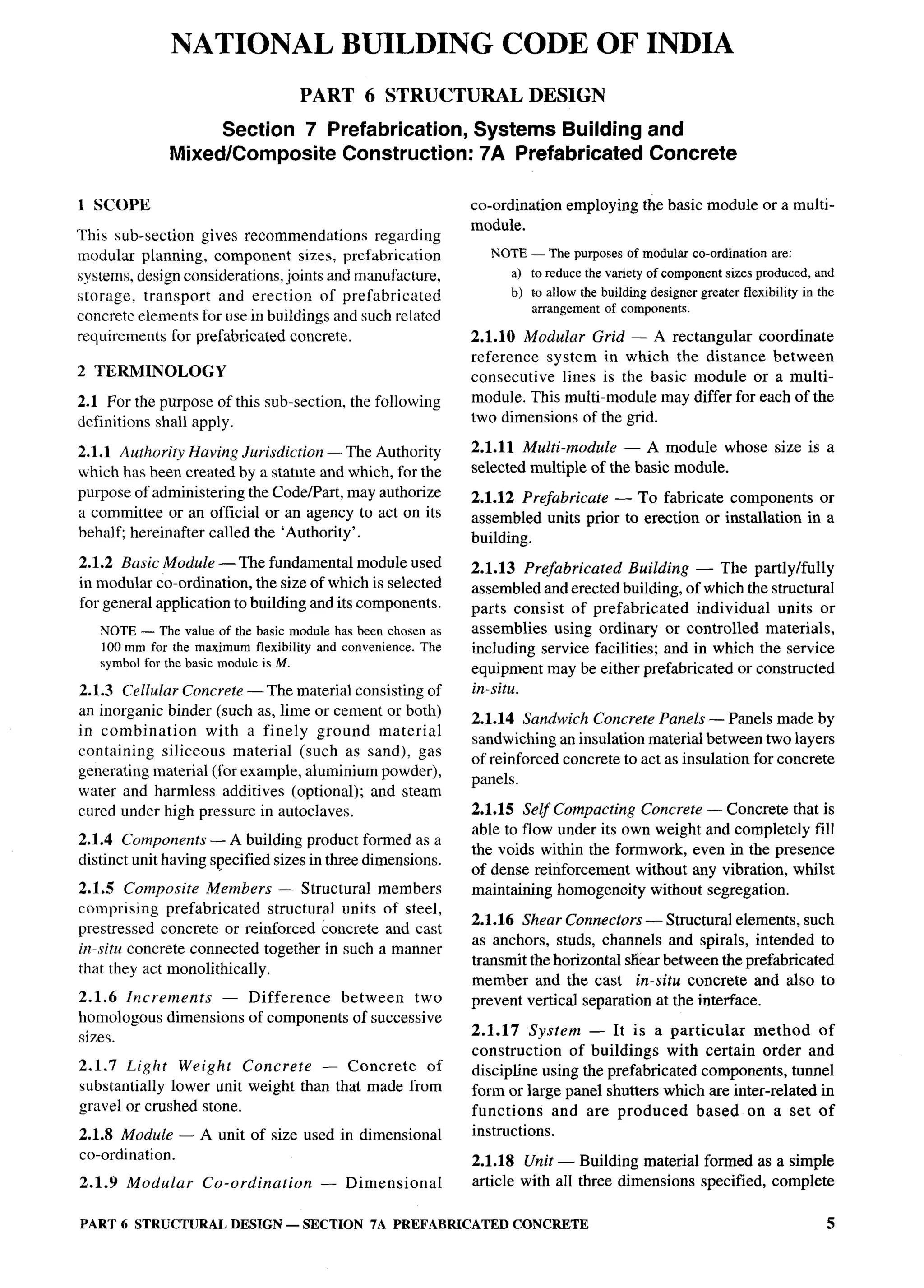 National Building Code 2005