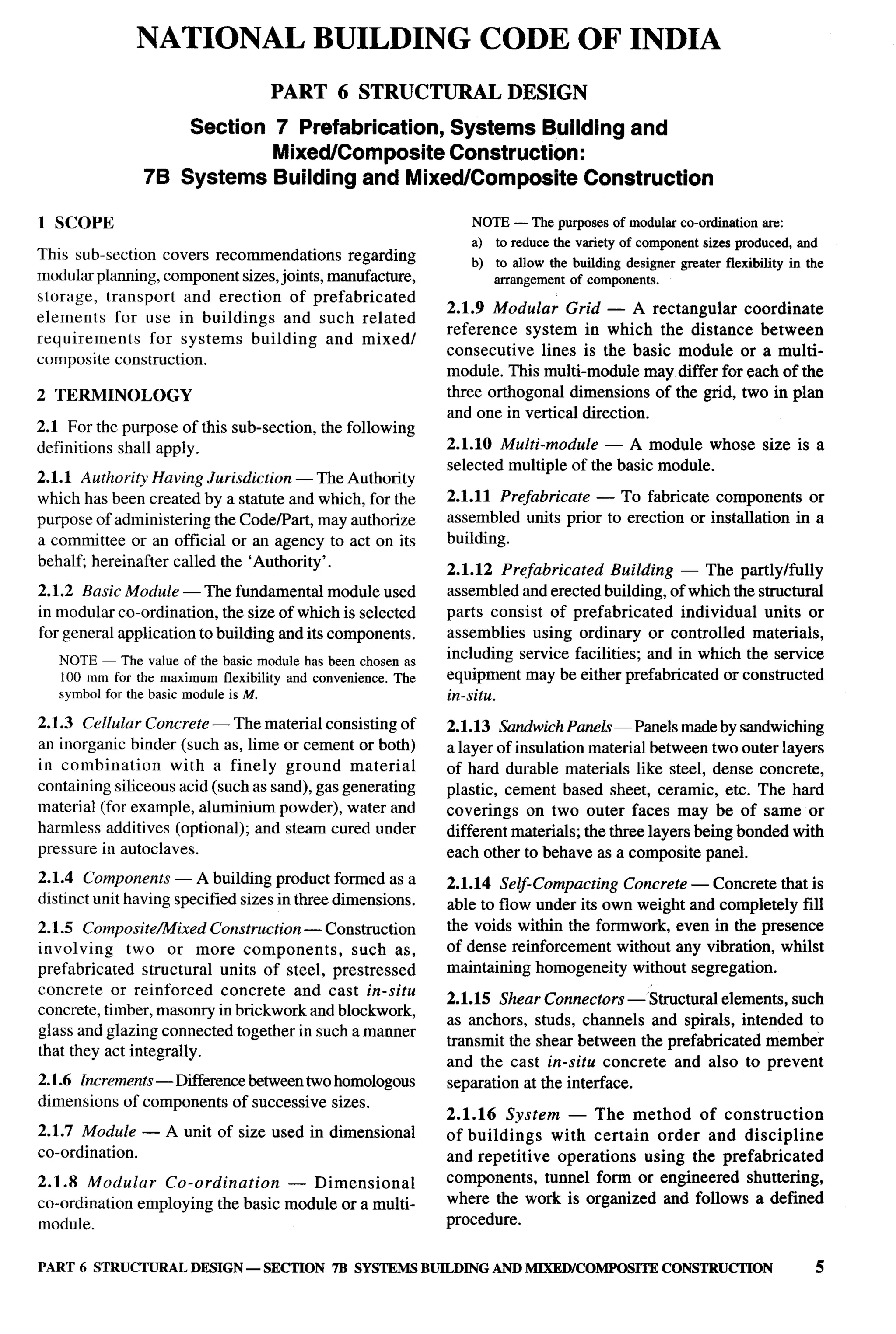 National Building Code 2005