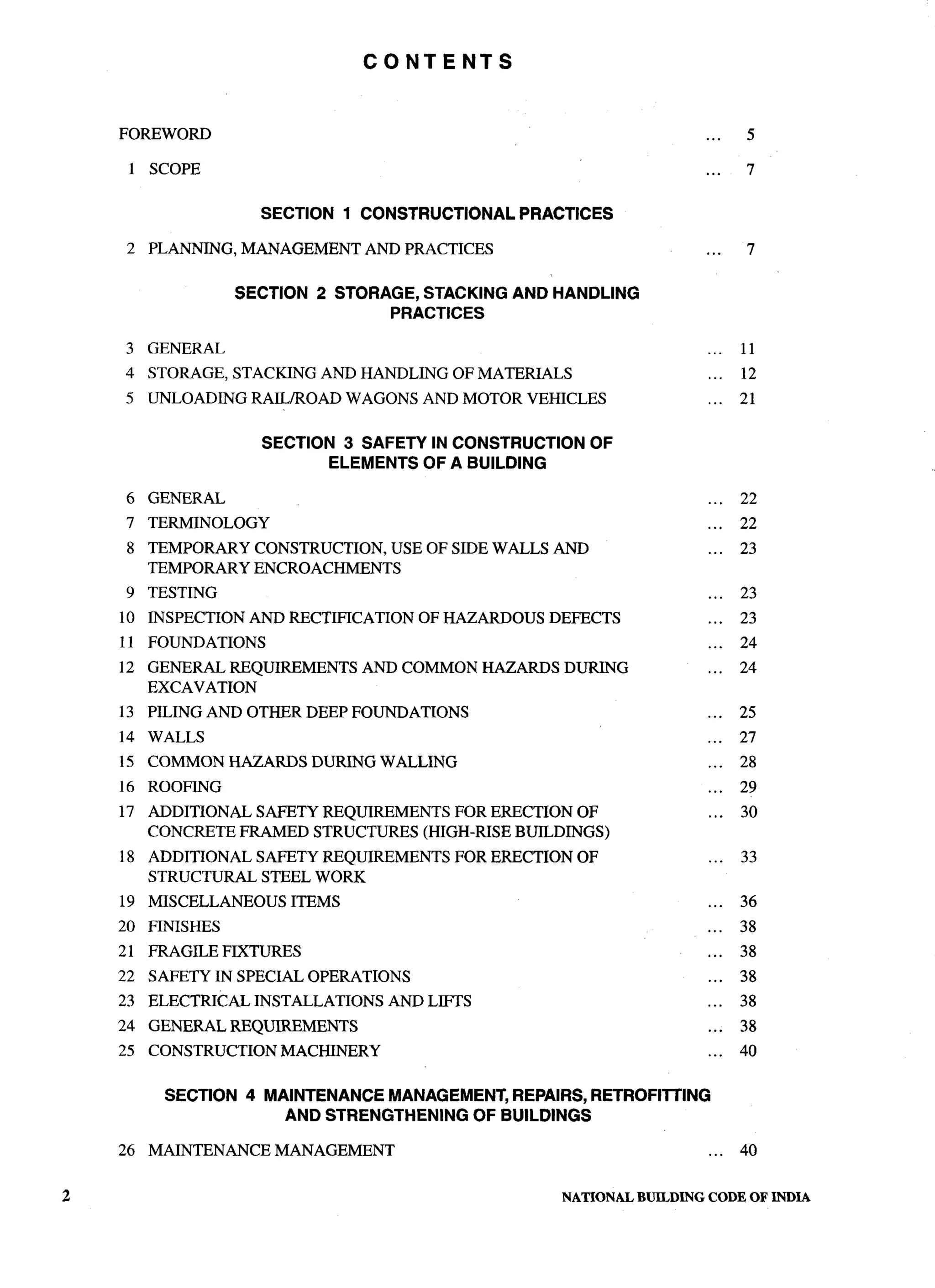 National Building Code 2005