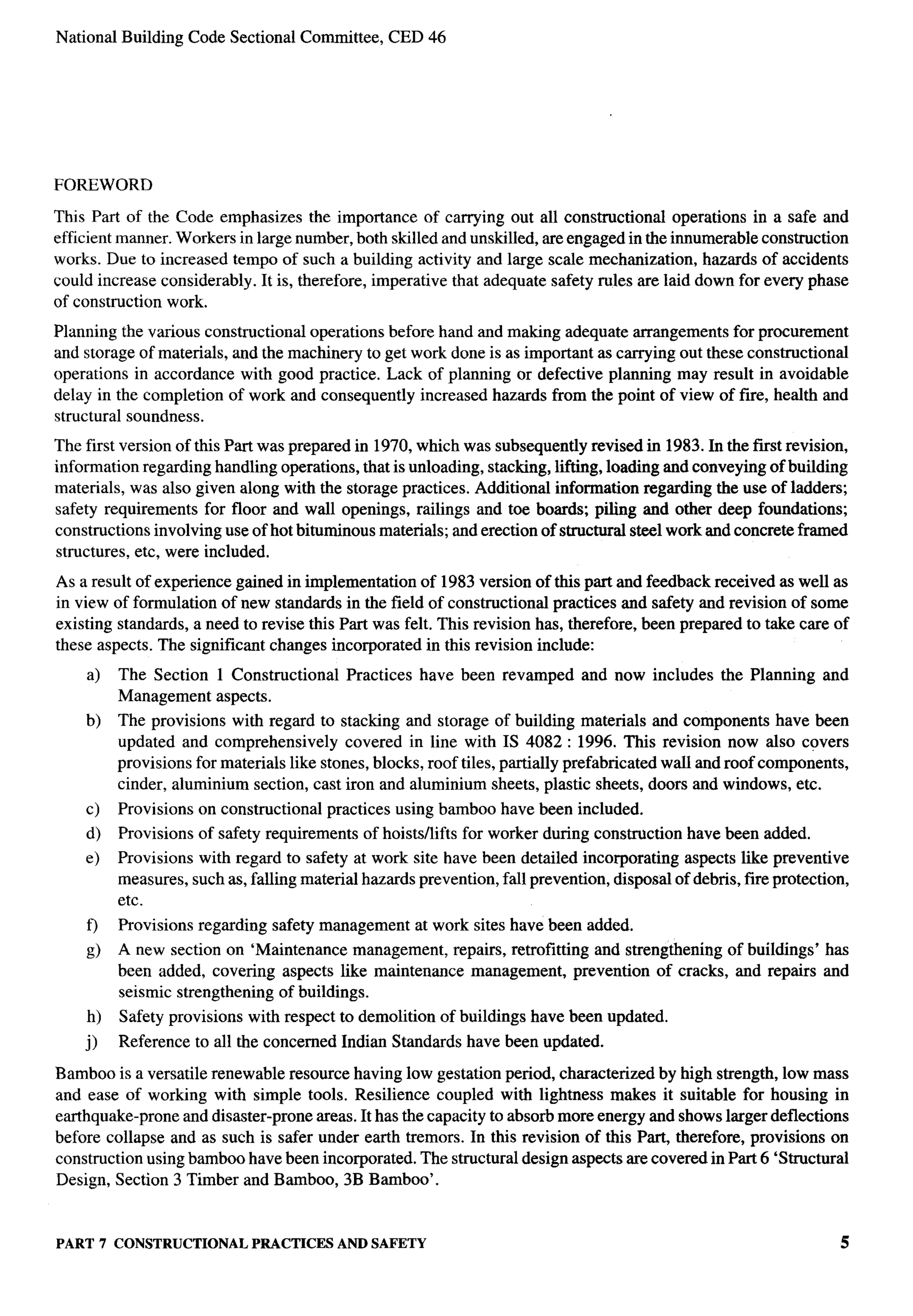 National Building Code 2005