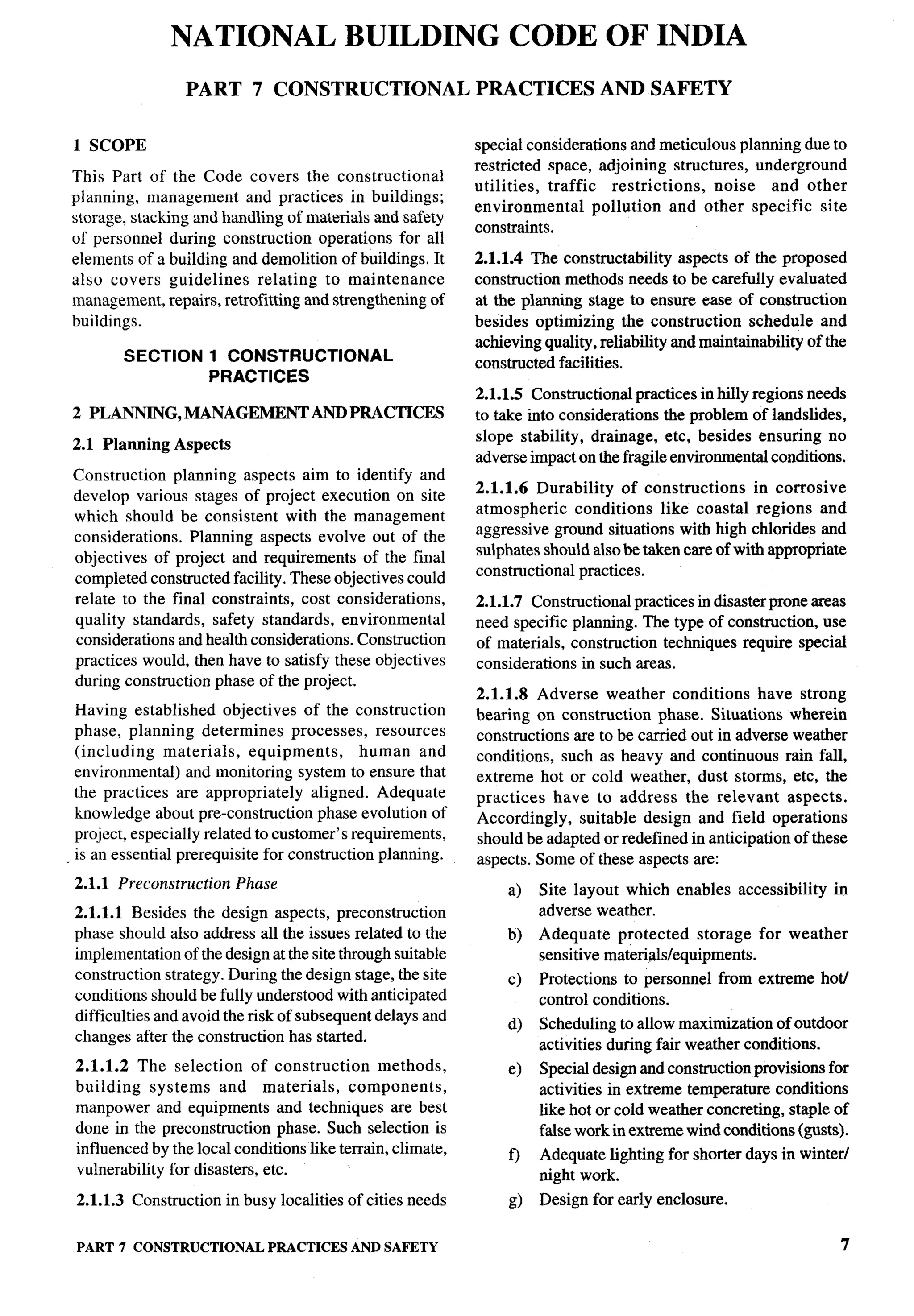 National Building Code 2005