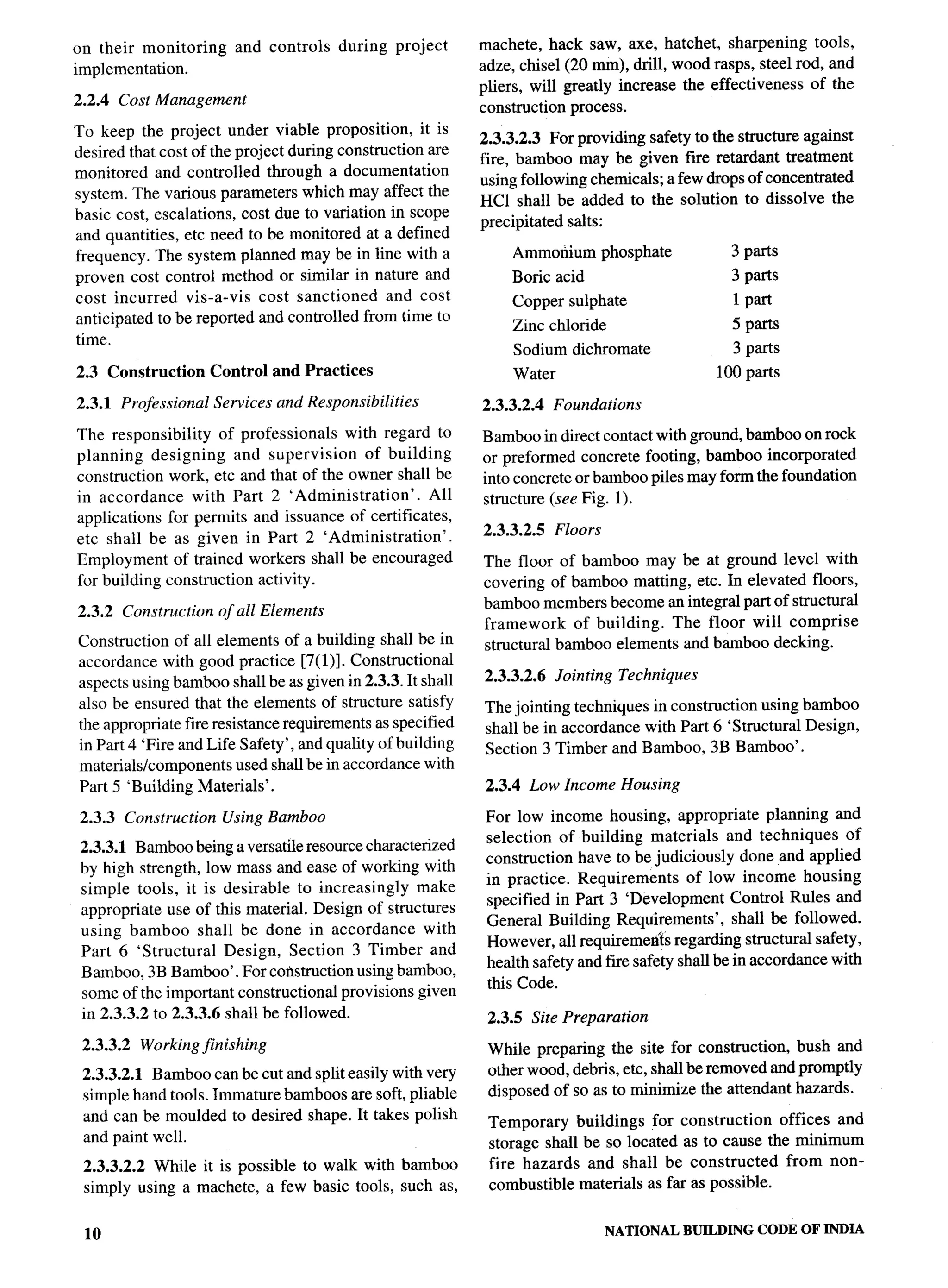 National Building Code 2005