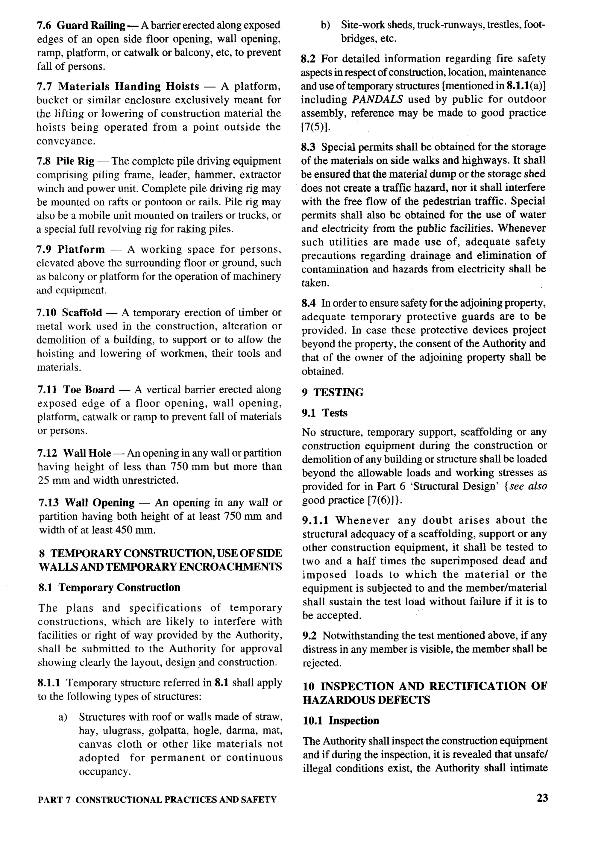 National Building Code 2005