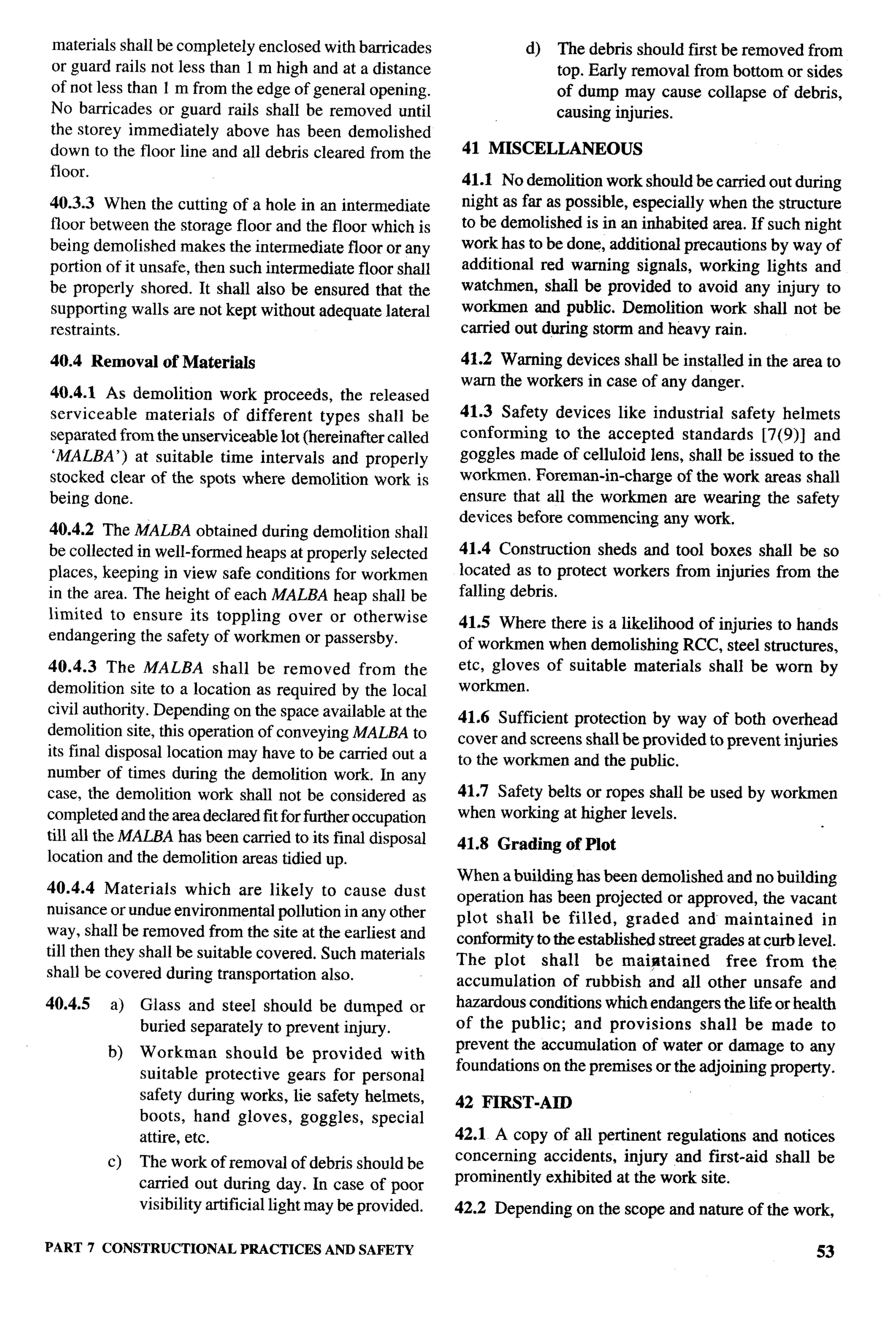 National Building Code 2005