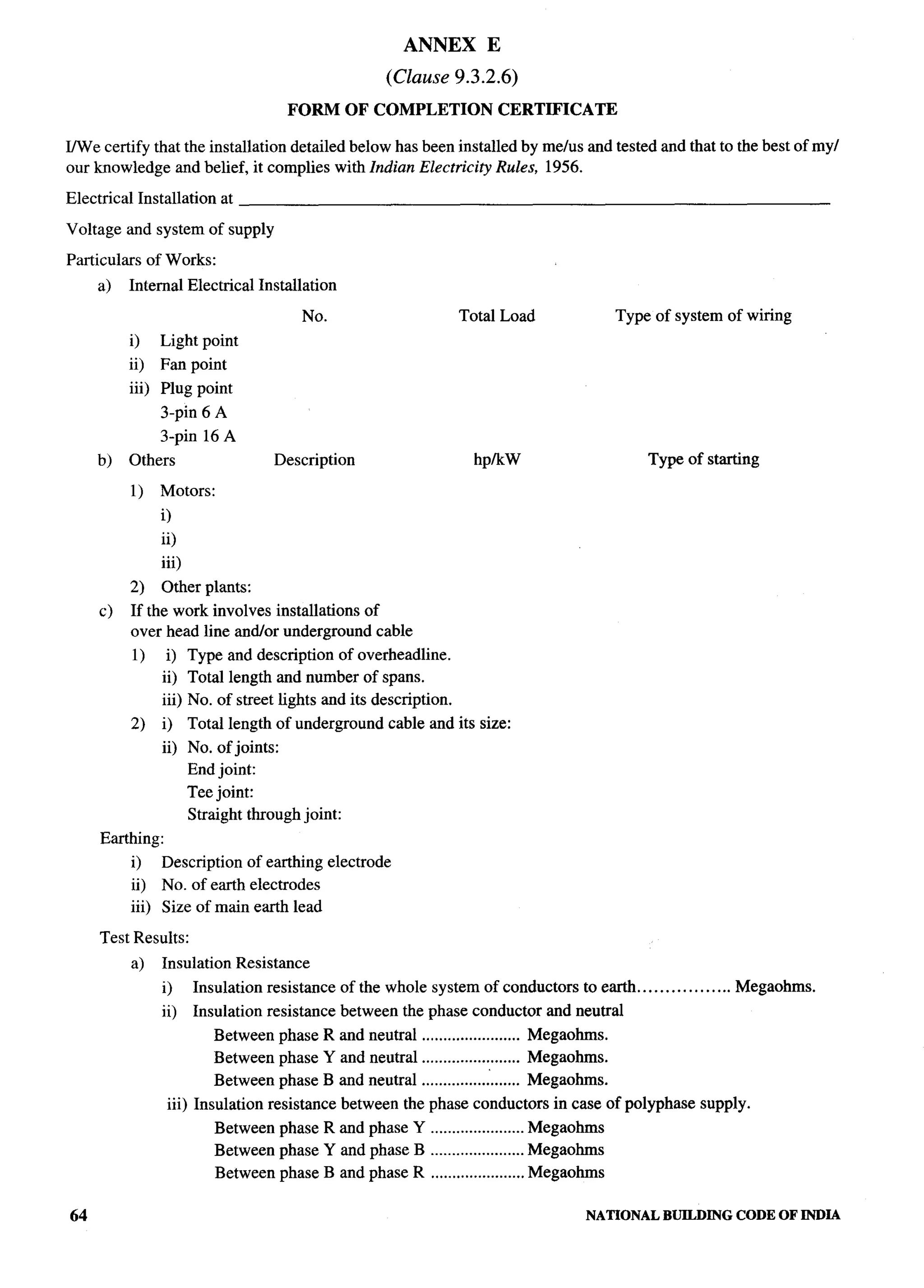 National Building Code 2005