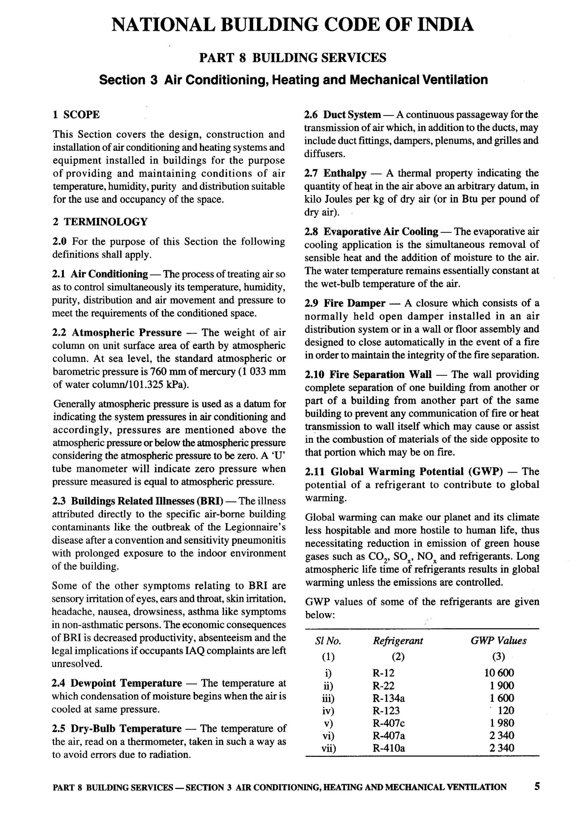 National Building Code 2005