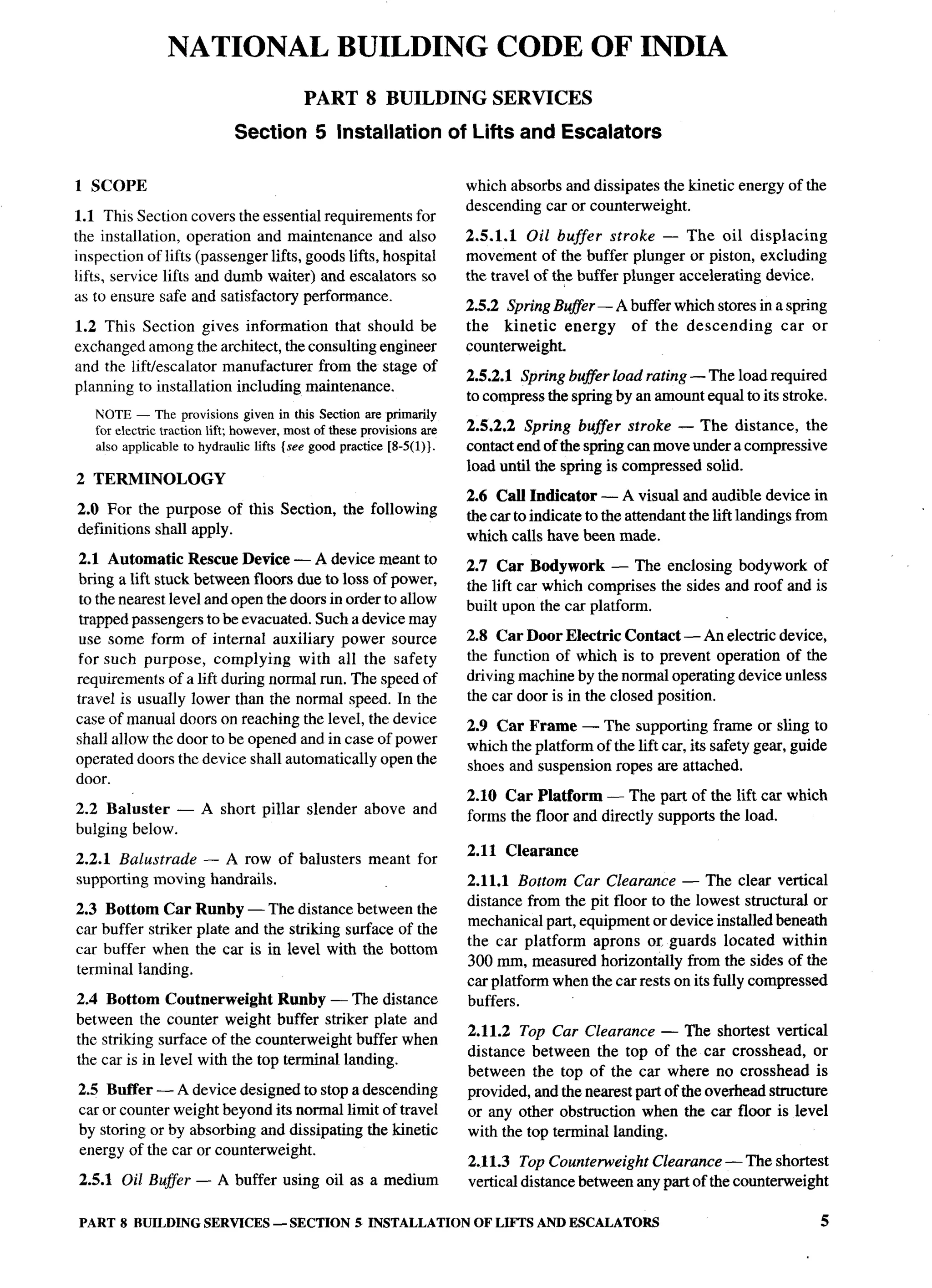 National Building Code 2005