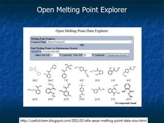 Open Melting Point Explorer 