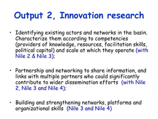 A landscape approach to rainwater management in Ethiopia:  Nile 5 – coordination and platforms