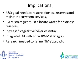 Improving agricultural water productivity through integrated termite management